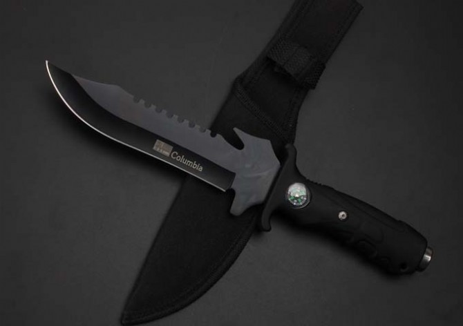 K--7368 Night Dragon fixed knife