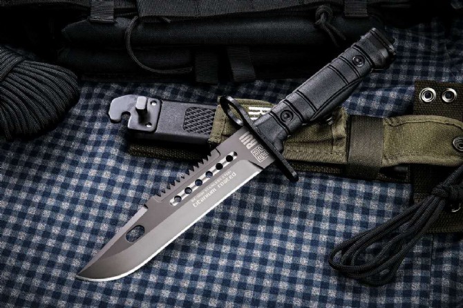 U.S. Navy SEAL active duty bayonet (with different logos)