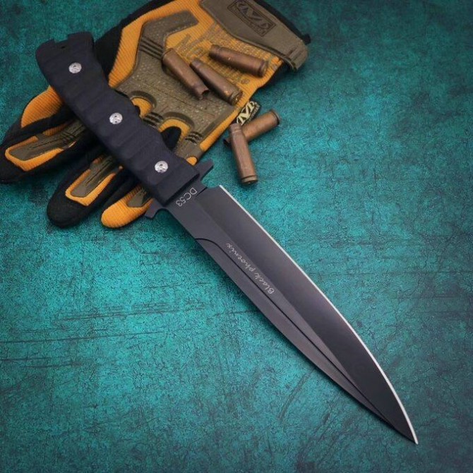 [Russia-Black Phoenix Tactical Knife] Black Titanium Version