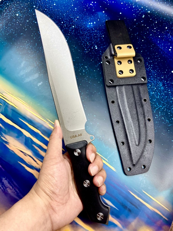 2021 new model (B.S) replica Bass outdoor straight knife