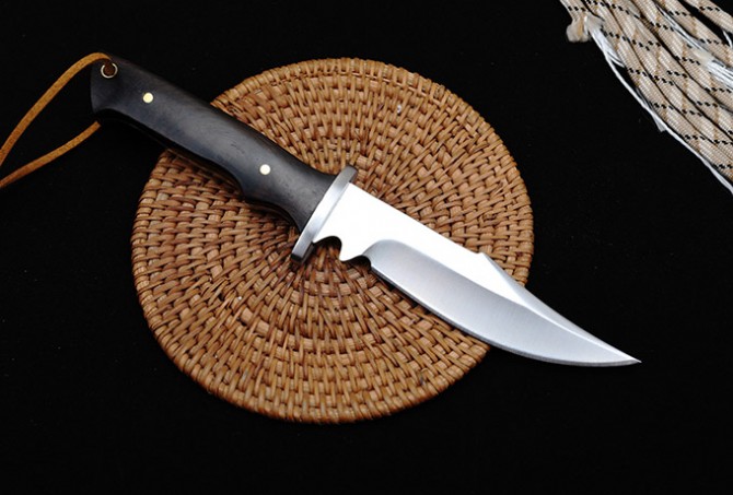 Gale high-end small hunting knife (black handle)