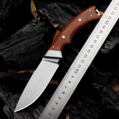 Red hunting knife