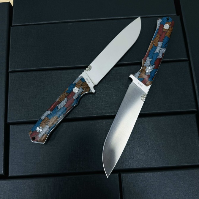 Yuan blade handmade straight knife