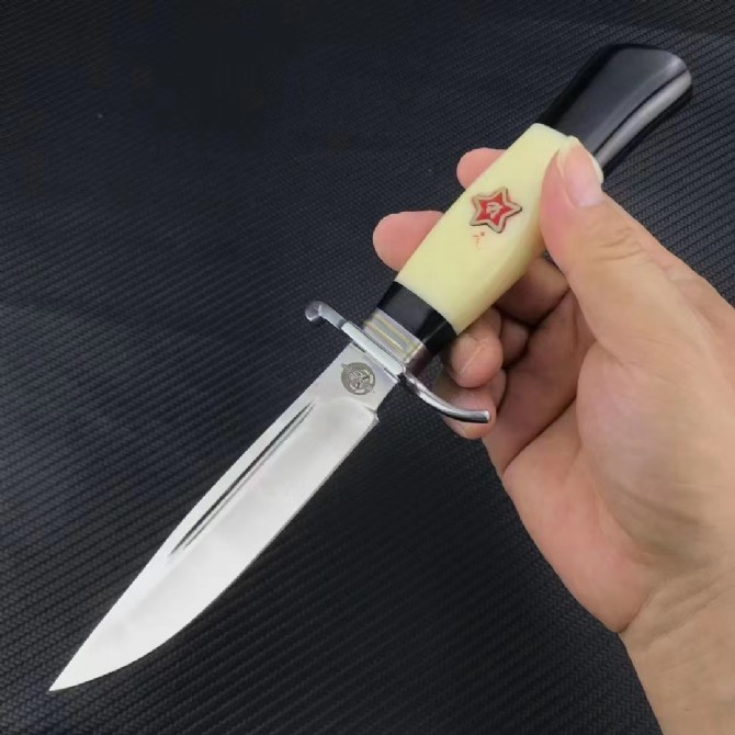 New patriot fixed knife white