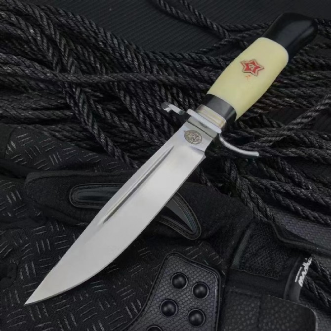 New patriot fixed knife white