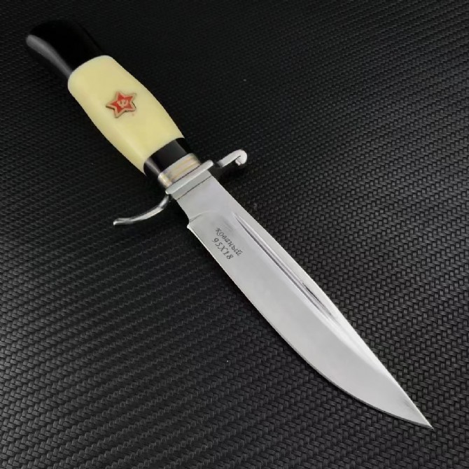 New patriot fixed knife white