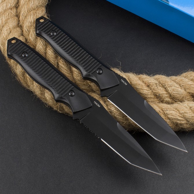 Butterfly 140BK Tiger Hunting Tactical Fixed Knife Square Head