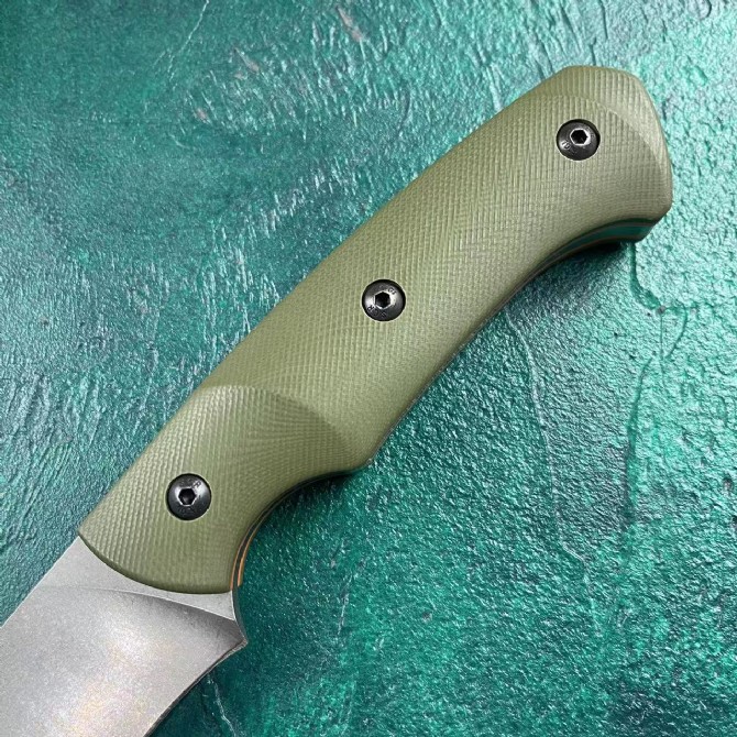 BK-003 fixed knife (green handle)