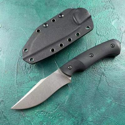 BK-003 fixed knife (black handle)