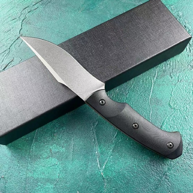 BK-003 fixed knife (black handle)