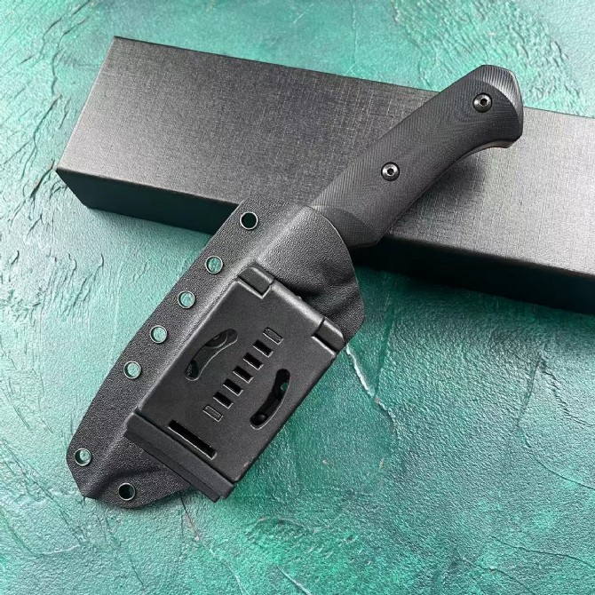 BK-003 fixed knife (black handle)