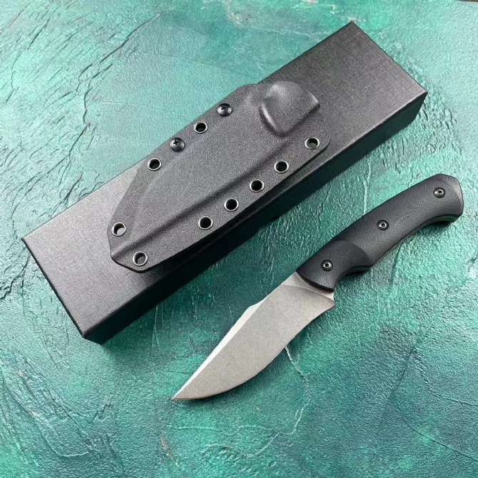 BK-003 fixed knife (black handle)