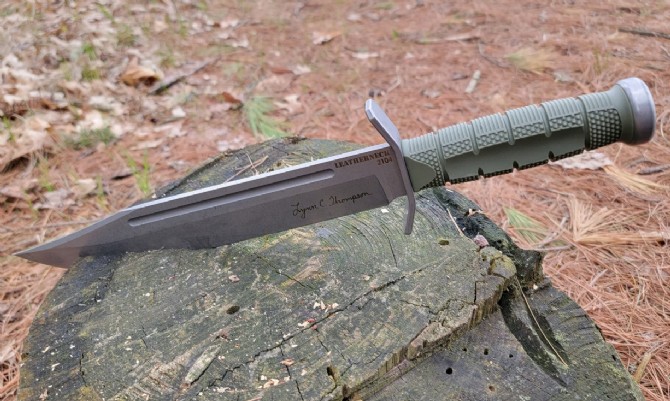 2023 New COLD STEEL US Marine Corps Survival Knife - Lynn Thompson Signature Plate