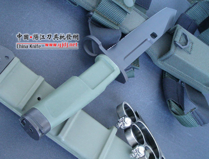 Super fine imitation of Extreme Force Fulcrum I Bayonet (OEM version) Green Army Spur (green handle, black blade)