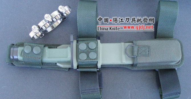 Super fine imitation of Extreme Force Fulcrum I Bayonet (OEM version) Green Army Spur (green handle, black blade)