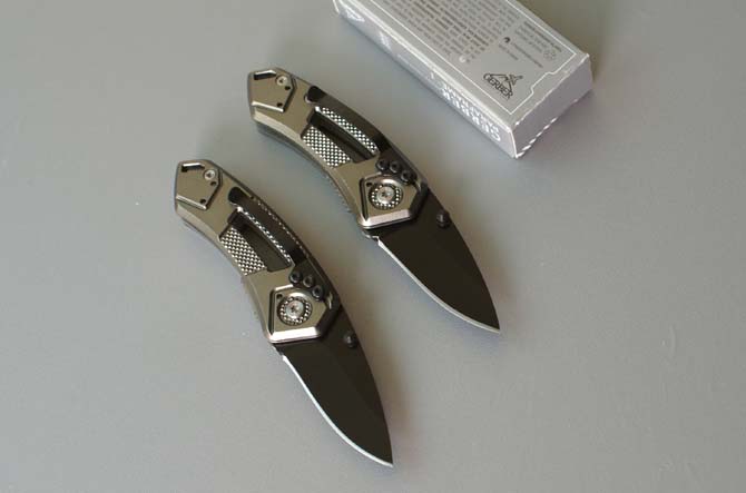 Gobo D20 silver pocket knife