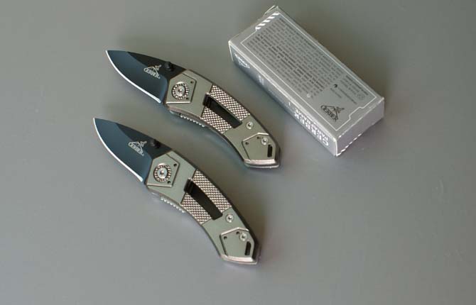 Gobo D20 silver pocket knife