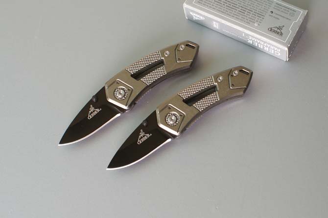 Gobo D20 silver pocket knife