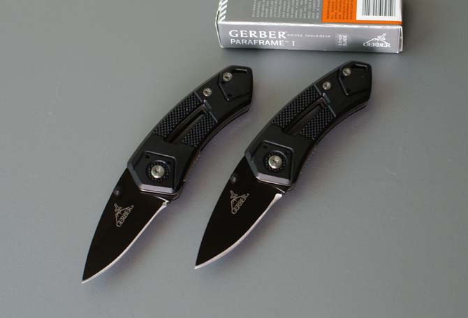 Gobo D20 black pocket knife