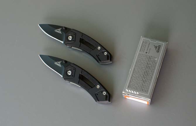 Gobo D20 black pocket knife