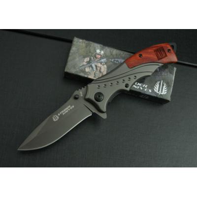 Mick—B46 folding knife titanium version and mirror finish