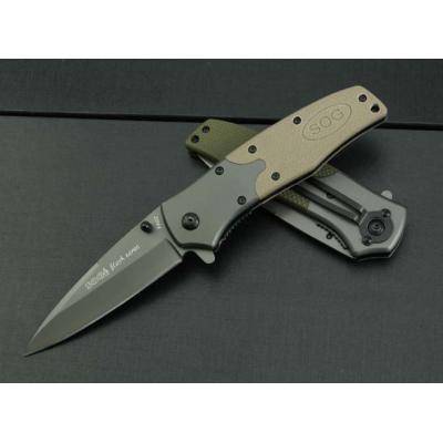 SOG-FA02 folding knife (military green and desert color handle)