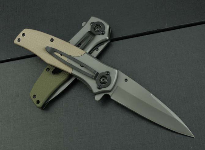 SOG-FA02 folding knife (military green and desert color handle)