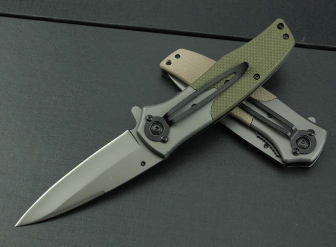 SOG-FA02 folding knife (military green and desert color handle)