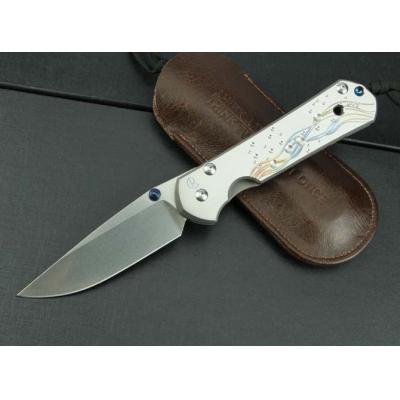 Krishoff—Brilliant Titanium Handled Folding Knife