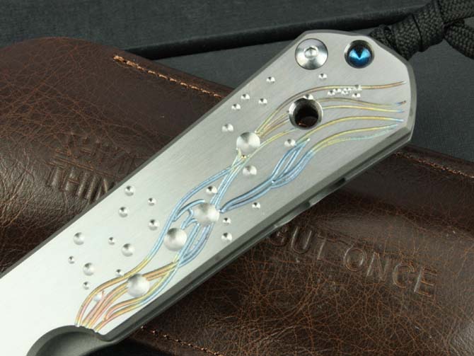 Krishoff—Brilliant Titanium Handled Folding Knife