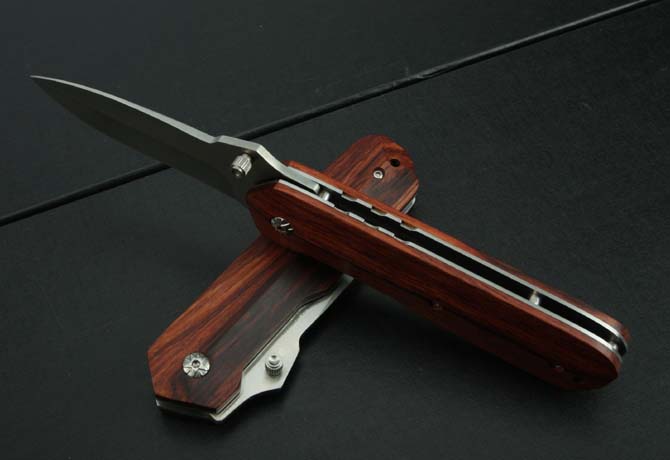 C.J.H—KT036 rosewood folding knife