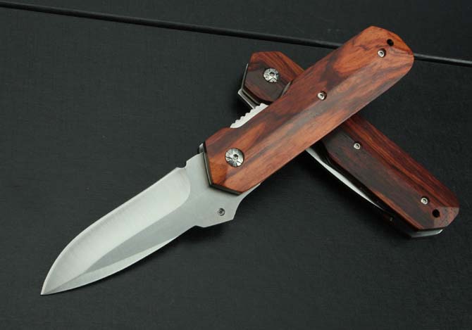 C.J.H—KT036 rosewood folding knife