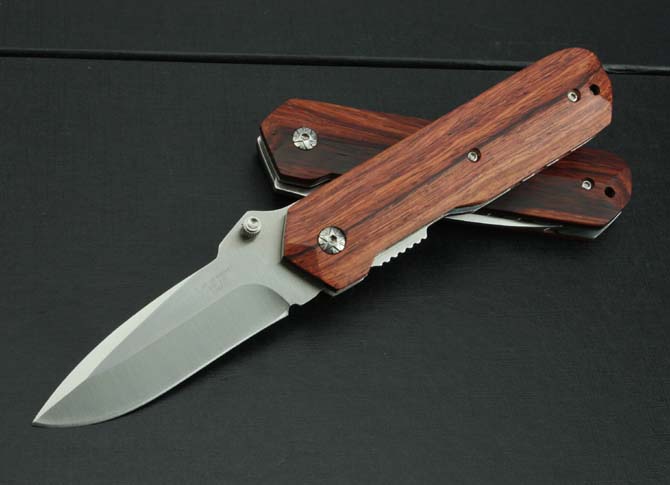 C.J.H—KT036 rosewood folding knife