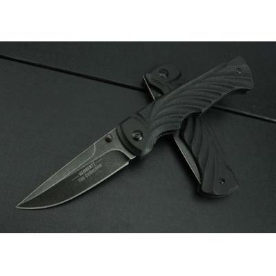 KT-037 black G10 folding knife