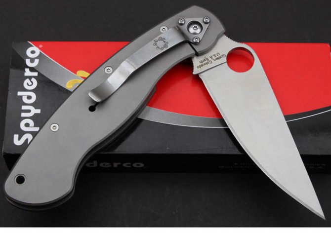 Titanium Spider C36 Folding Knife