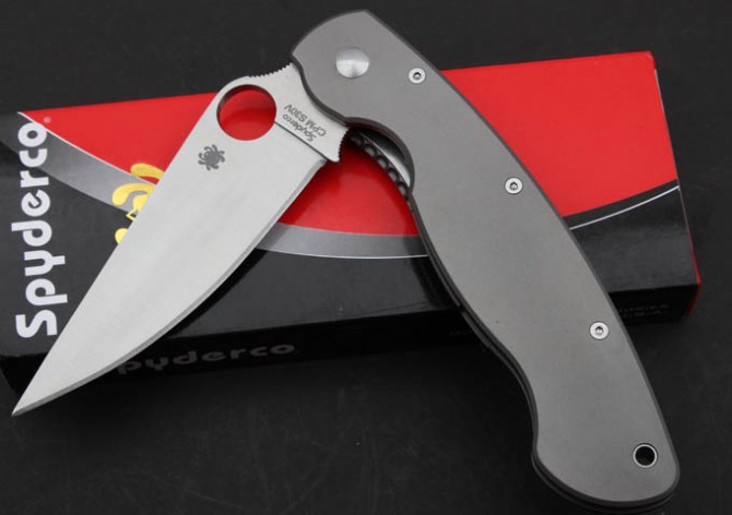 Titanium Spider C36 Folding Knife