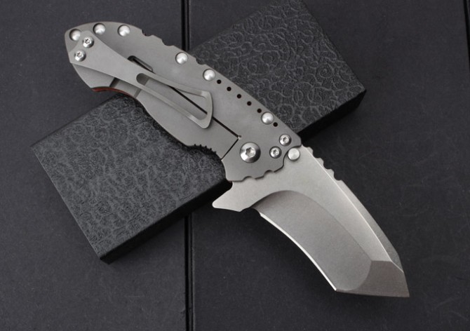 Alien Tank Titanium Folding Knife