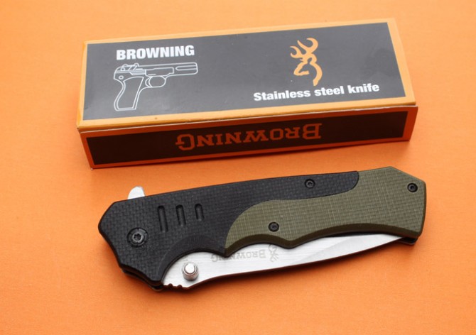 Browning-FA17 quick-opening folding knife (two-color G10 handle)