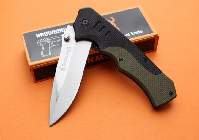 Browning-FA17 quick-opening folding knife (two-color G10 handle)