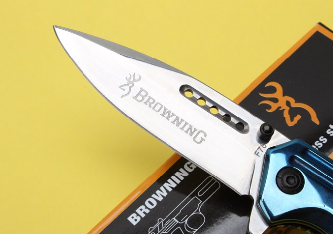 Browning F-78 quick-opening folding knife (single steel head)