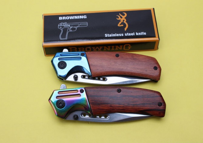 Browning F-78 quick-opening folding knife (single steel head)