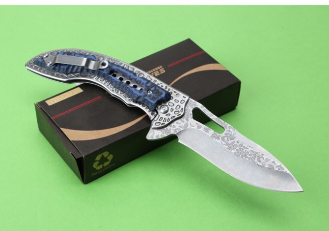 SR-638DE high-end bearing quick-opening folding knife