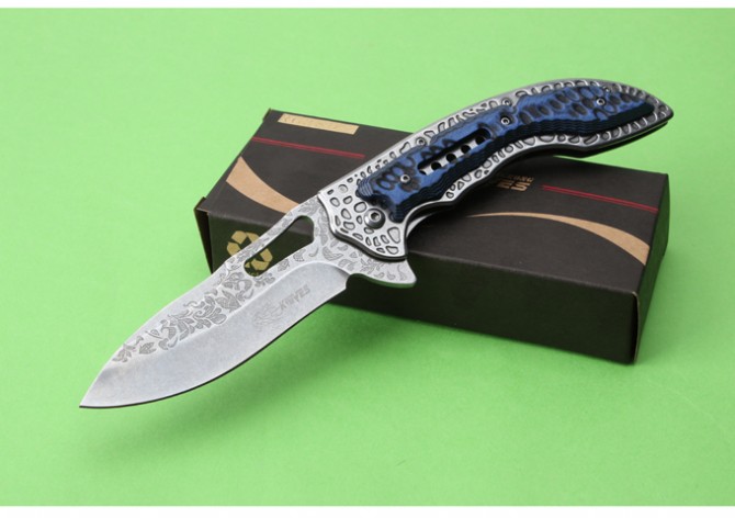 SR-638DE high-end bearing quick-opening folding knife