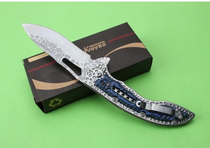 SR-638DE high-end bearing quick-opening folding knife