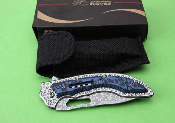 SR-638DE high-end bearing quick-opening folding knife