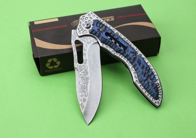 SR-638DE high-end bearing quick-opening folding knife