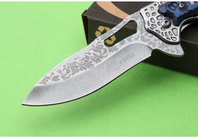 SR-638DE high-end bearing quick-opening folding knife