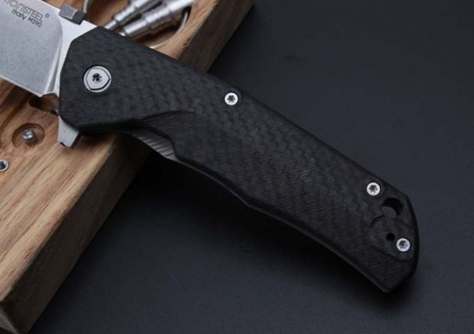 High quality steel lion titanium alloy pocket knife