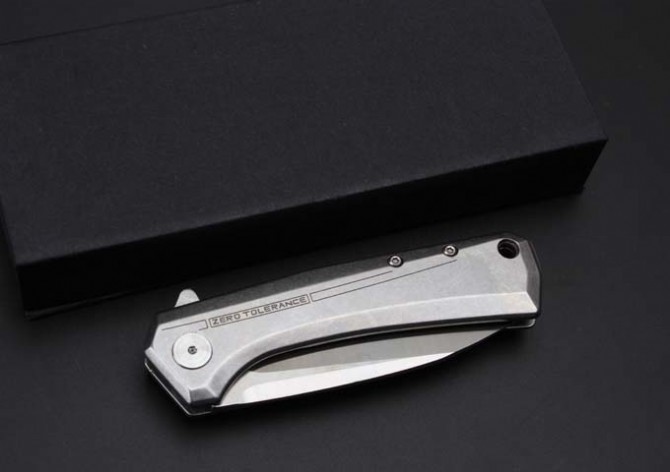 Zero error ZT0808 steel folding knife