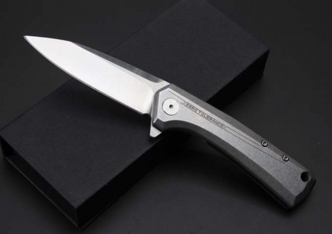 Zero error ZT0808 steel folding knife